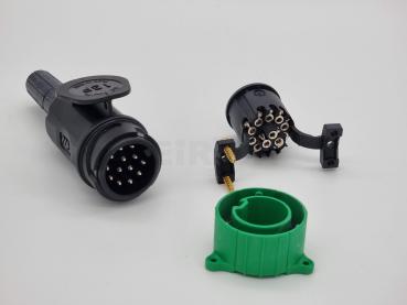 Stecker 13-pol. lange Tülle
