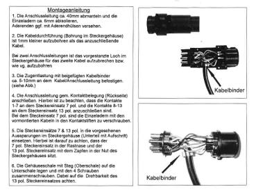 SecoRüt Kombistecker 7-/13-polig