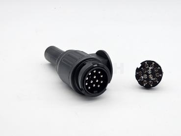 13-pol. Stecker drehbar