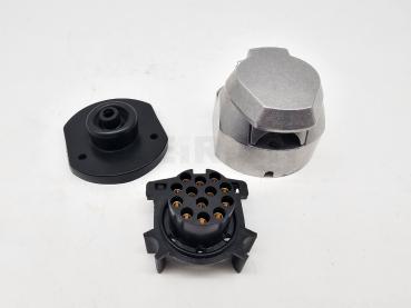 Steckdose 13-pol. Metall