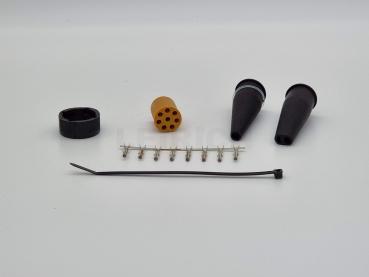 Bajonettstecker 8-pol. gelb