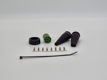 Bajonettstecker 8-pol. grün