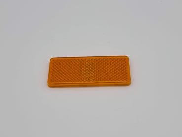 Rückstrahler gelb rechteckig 69 x 31,5 mm,