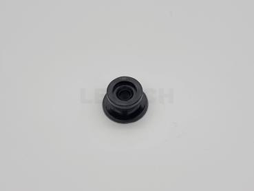 Rundknopf 26 mm schwarz