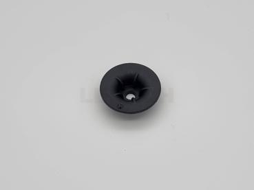 Rundknopf 32 mm schwarz