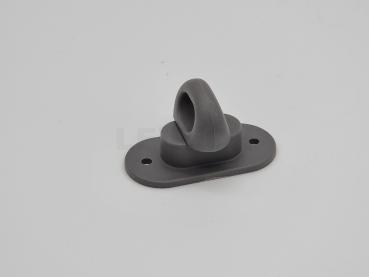 Drehwirbelverschluss PVC grau