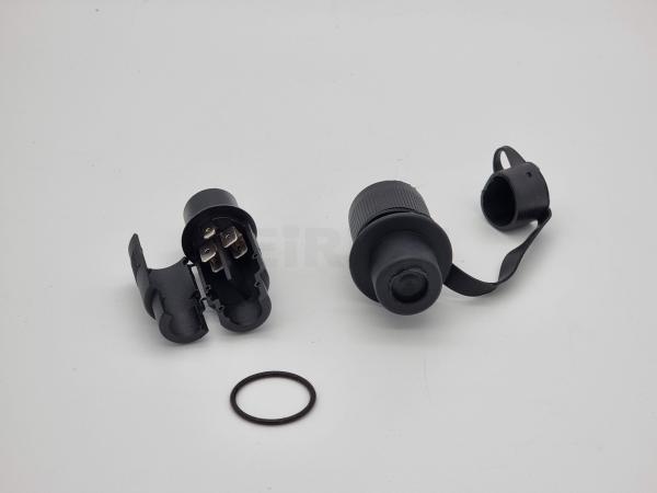 Stecker 3-pol. PVC 1-fach Tülle