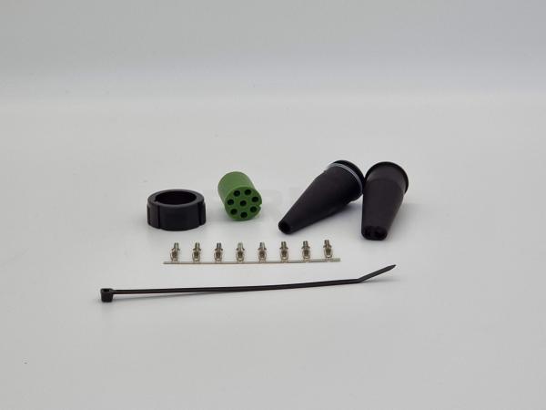 Bajonettstecker 8-pol. grün