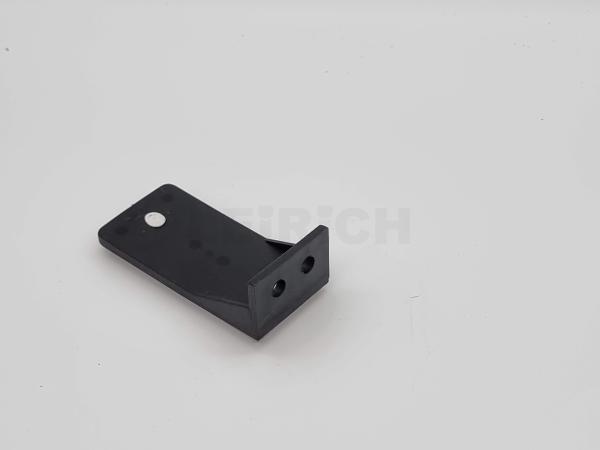 Rückstrahler weiß rechteckig mit Halter