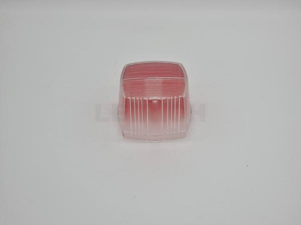 Lichtscheibe Squarepoint rot/weiß