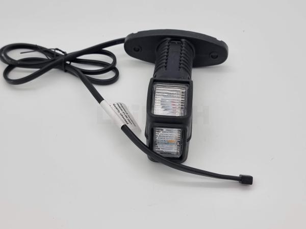 ASPÖCK Superpoint 4 LED Begrenzungsleuchte rot/weiß/gelb, kurze Version  - RECHTS