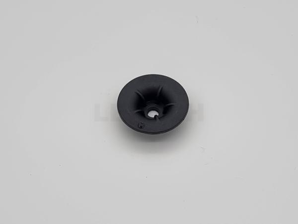Rundknopf 32 mm schwarz