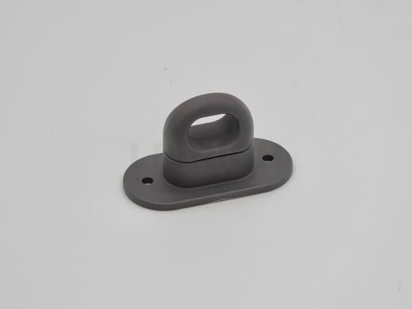 Drehwirbelverschluss PVC grau